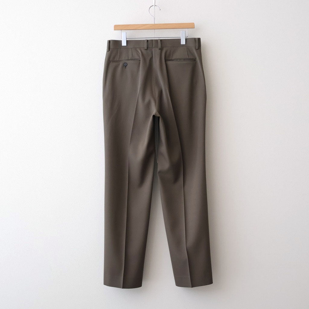 LIGHT WOOL MAX GABARDINE SLACKS #TOP BLACK [A26SP03MG] – ciacura