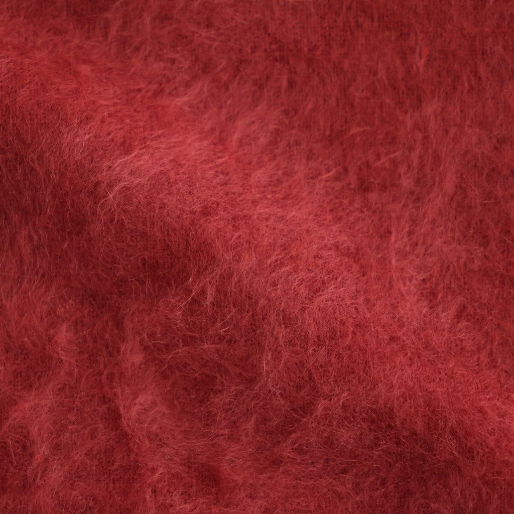ROYAL CASHMERE FUR V NECK SWEATER #RED [KRAGLW0910]