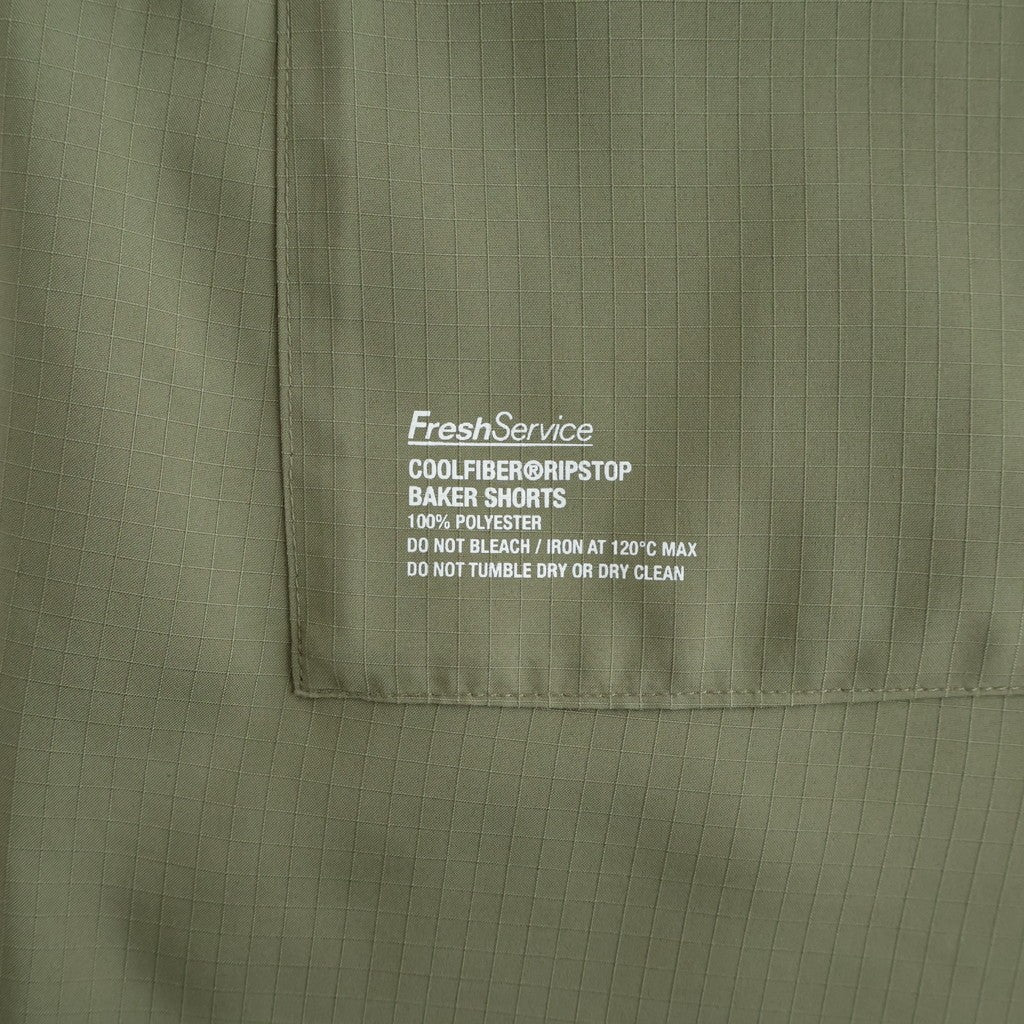COOLFIBER® RIPSTOP BAKER SHORTS #KHAKI [FSC262-40011]