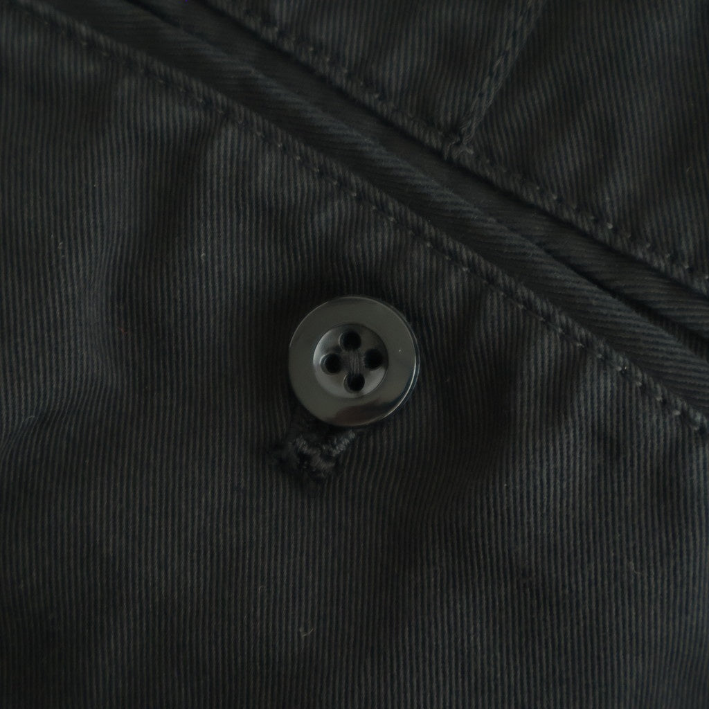 KATHARINE HAMNETT Organic Cotton Wide-leg Work Pants #BLACK [YK25FW01131P-KH]