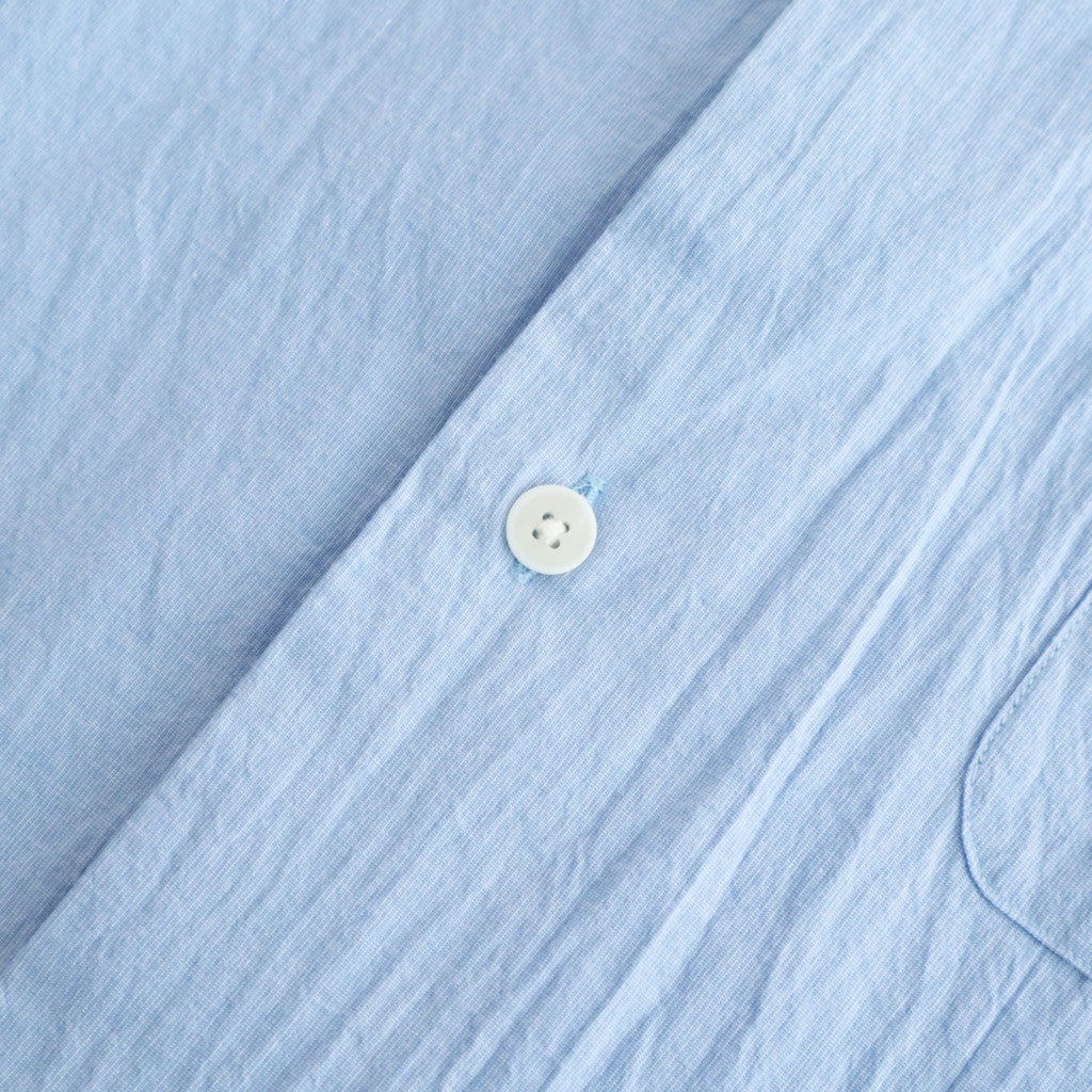Button Shirt – Wide S/S #BLUE [11061113]
