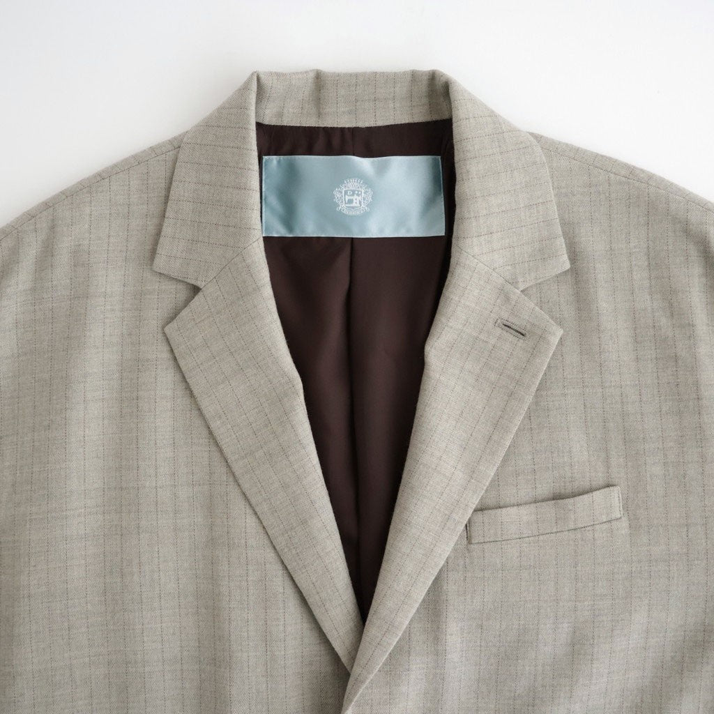 よそいき2WayカラーJK #BEIGE STRIPE [D226-J132]