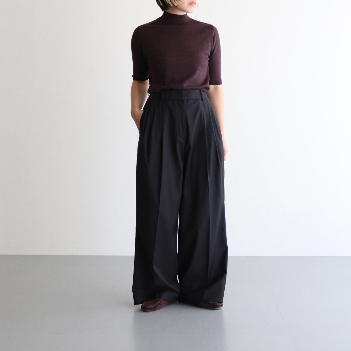 Halfsleeve Highgauge Knit #BUG [12520513]