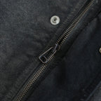 PRODUCT DYED ORGANIC COTTON DUCK BLOUSON #FADED BLACK [A25AB01CD]