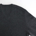 Cashmere V Neck #CHARCOAL [I25AW-IBC63]
