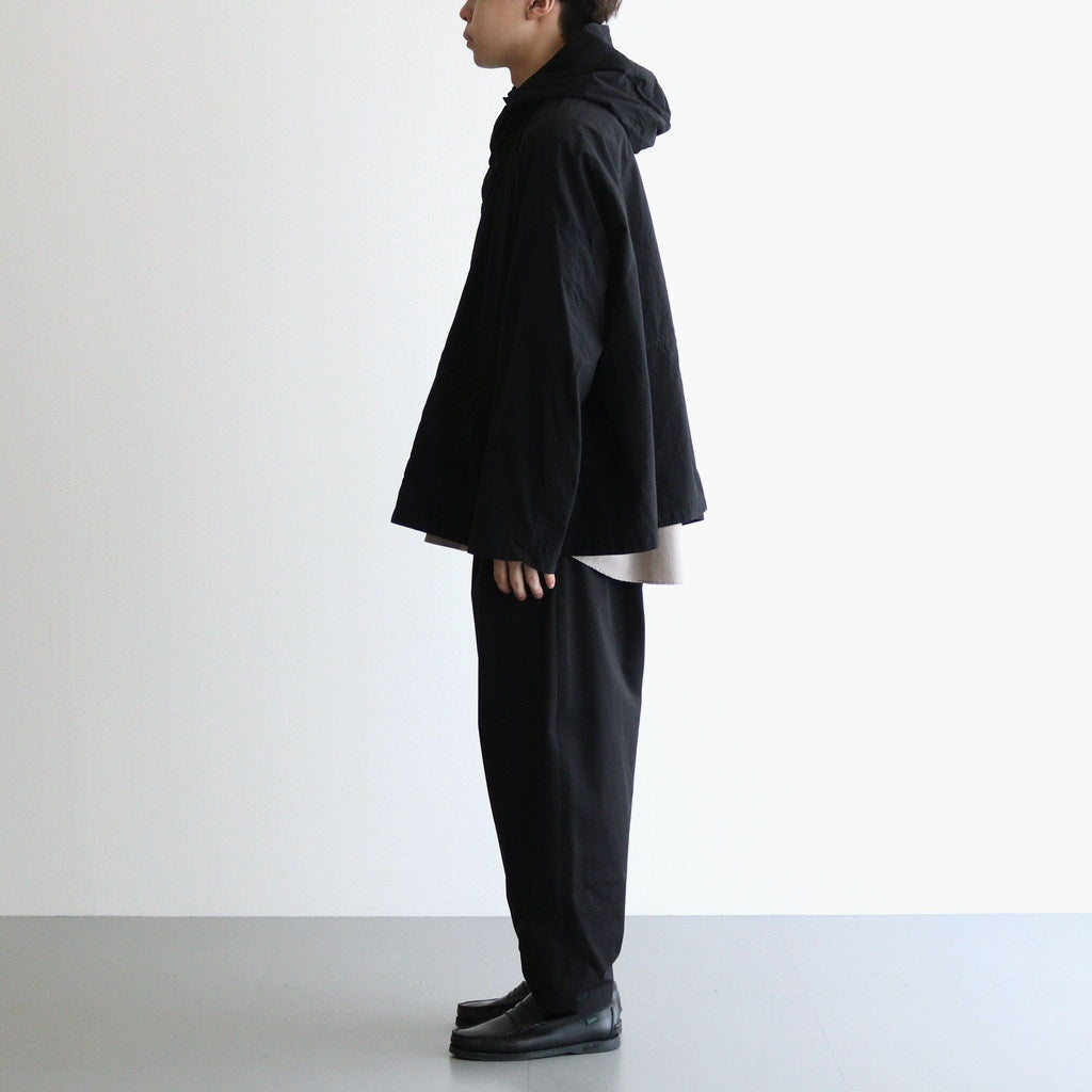 FMSTJK - ナイロンタッサー ガーメントダイ ショートモッズコート #95 Black [SN_FR1002JK]