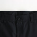 ウールトロ テーパードパンツ #BLACK [HO-P101-051]