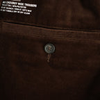 AIR CORDUROY WIDE TROUSERS #BROWN [FSC263-40087]