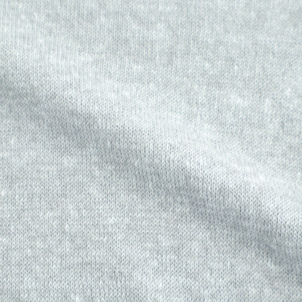LINEN 14G Pull Over #LIGHT GREY [I26SS-K3]