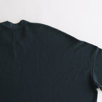 FSSOT | 製品染 30/-スパンポリエステルワッフル クルーネックオーバーサイズプルオーバー #DARK GREY [GE_FR1203TF]