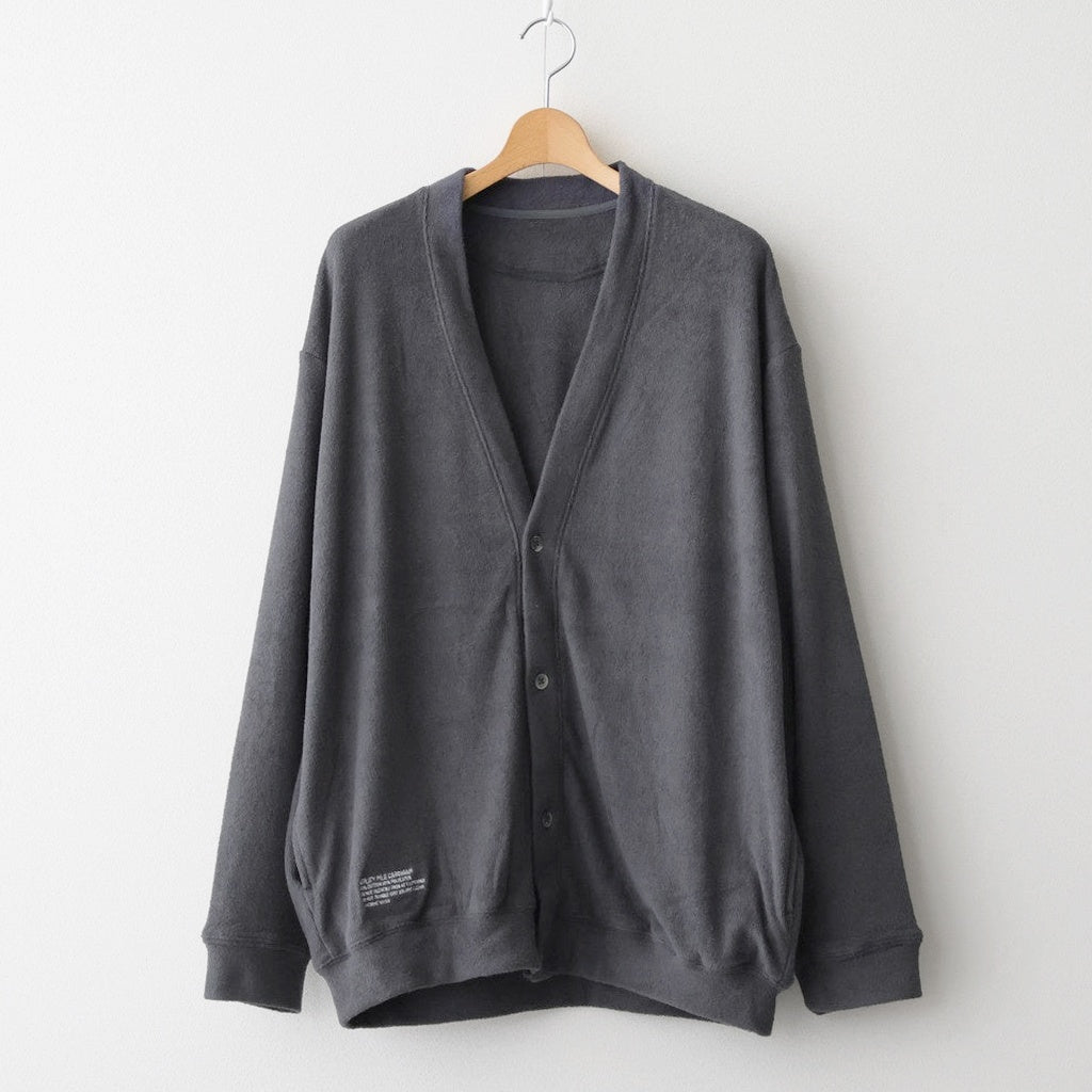UTILITY PILE CARDIGAN SET-UP #GRAY [FSR253-60211]
