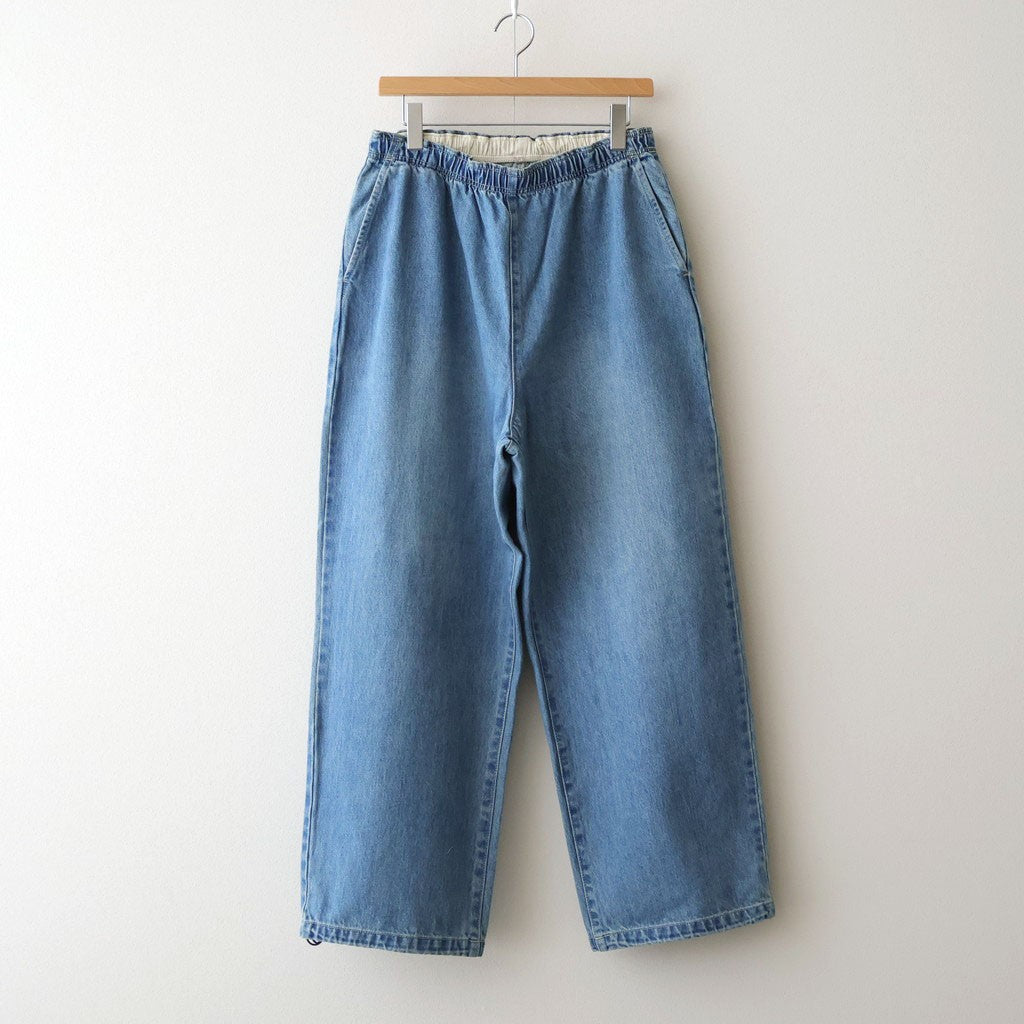CORPORATE DENIM EASY PANTS #LIGHT WASH [FSC261-40209FB]
