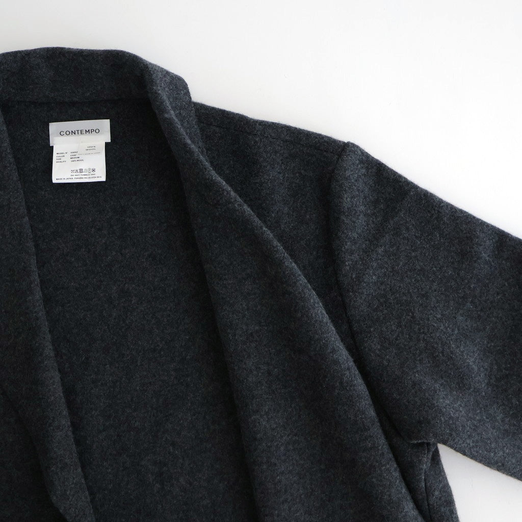 Felt Long Coat #CHARCOAL [53052503]