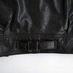 Leather Flight Jacket #Dark Brown [YK26FW01304B]