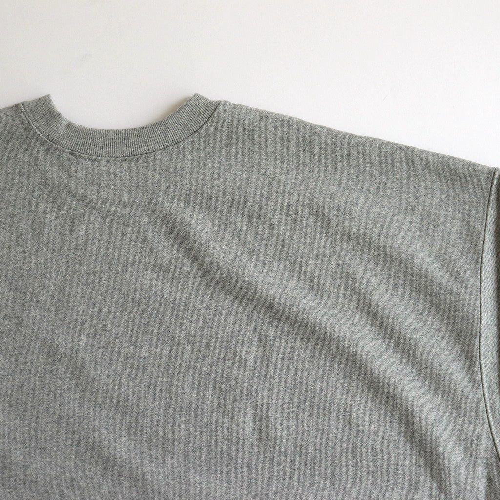 LIGHT OZ CREW NECK SWEAT #H.GRAY [FSC251-70160B]
