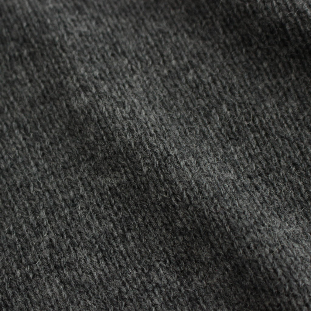 WOOL CASHMERE SILK KNIT SHORT P/O #GRAY [A24AP02WC]