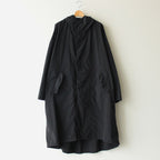 FMFOCT| Nylon Tussor Garment Dye Mod Coat #BLACK [RB_FR1003CT]