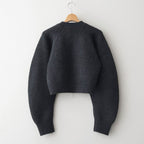 Wool 100% Raglan Knit #C/GRY [12520520]