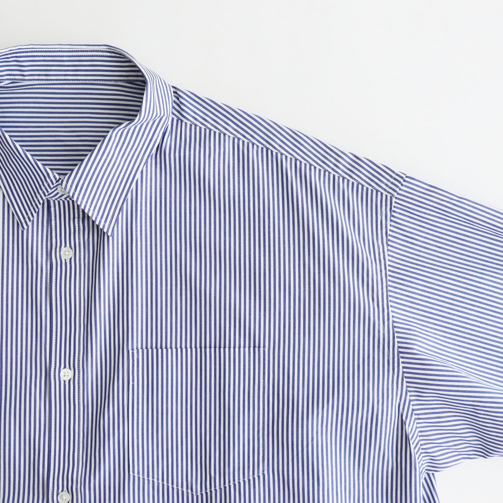 CORPORATE UNIFORM L/S SHIRT #BLUE STRIPE [FSC253-50105B]