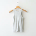 Gauze Teleco Tank Top #LT.GREY [I26SS-CUT1]