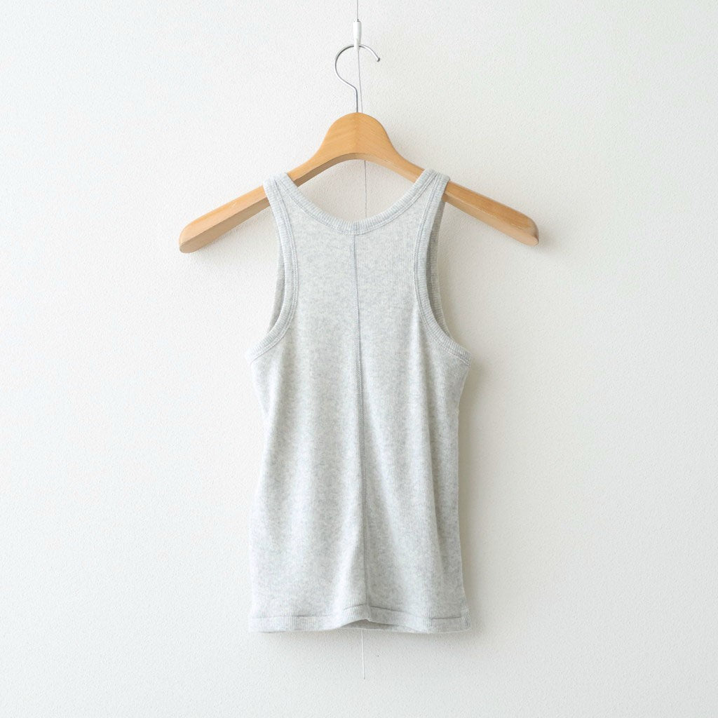 Gauze Teleco Tank Top #LT.GREY [I26SS-CUT1]