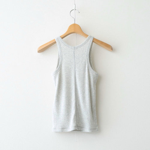 Gauze Teleco Tank Top #LT.GREY [I26SS-CUT1]