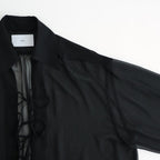 SHEER STRING SHIRT #BLACK [26440513]