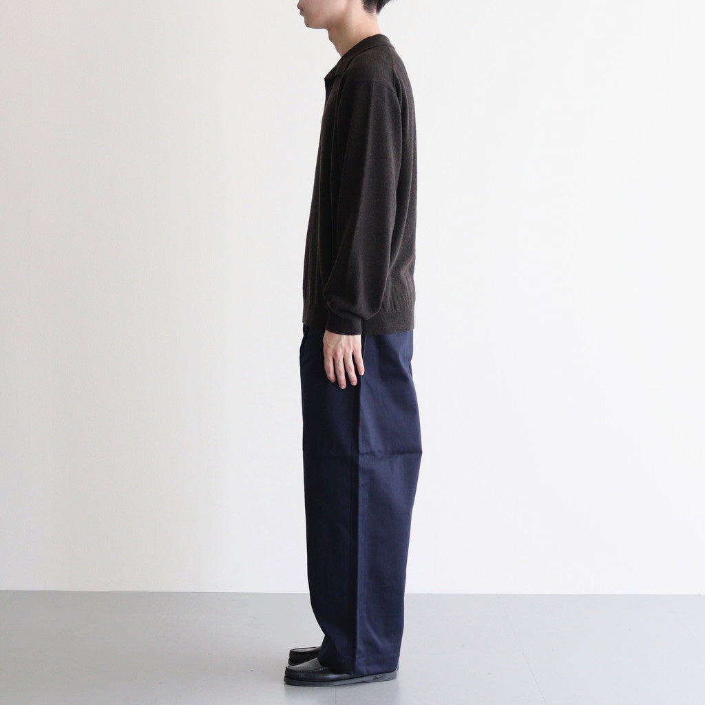 Westpoint Chino Wide Tapered Trousers #NAVY [GM253-40151B]