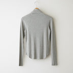 Soft Fraise Turtleneck Tops #GRY [12620602]