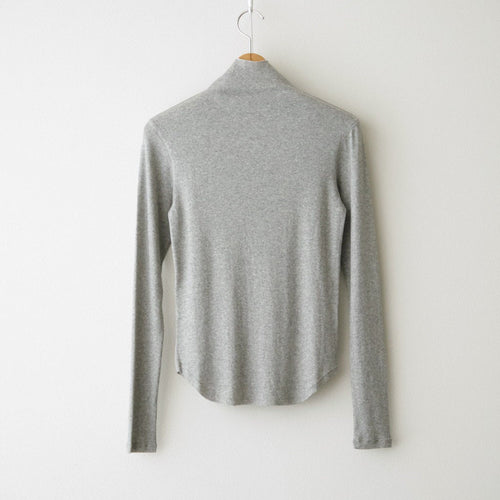 Soft Fraise Turtleneck Tops #GRY [12620602]