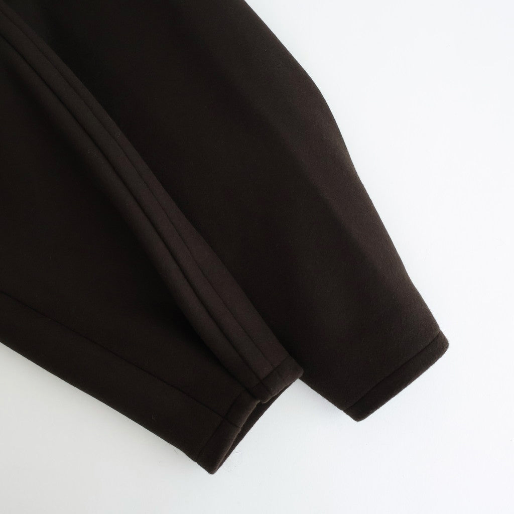 Melton Stand Collar Zip Blouson #BROWN [YK25FW01034B]