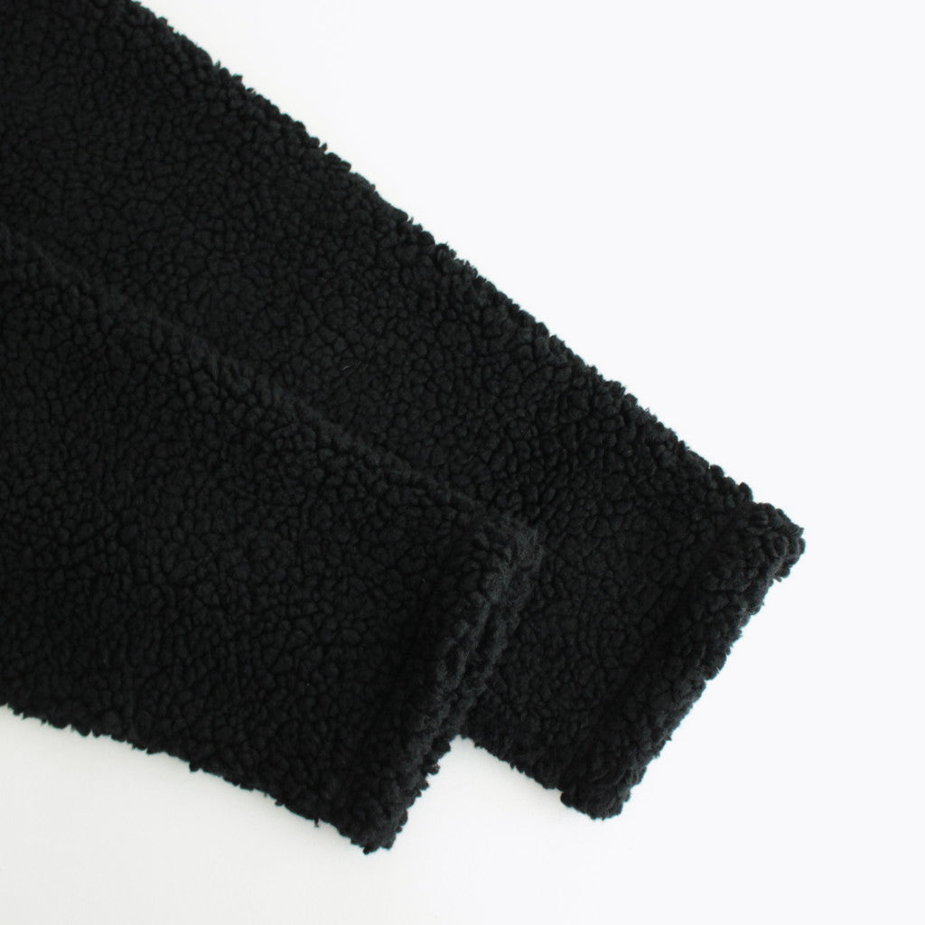 綿ウールボア ブルゾン #BLACK [HN-T018-051]