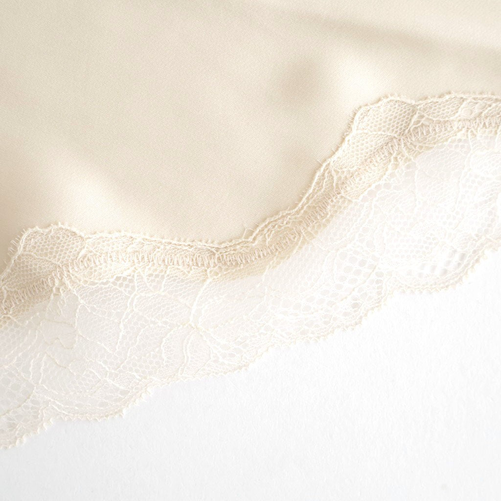 Satin Lace Scarf #IVR [12611027]