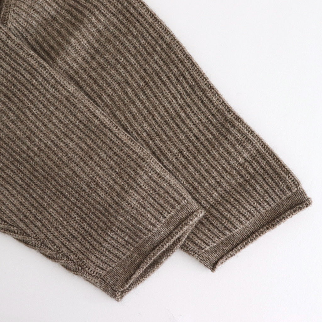 COMFORT BLEND YARN LOOSE FIT SWEATER #BROWN [N0011]