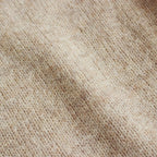 SHETLAND WOOL CASHMERE KNIT CARDIGAN #TOP BEIGE [A24AS01SC]