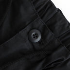 綿エステルウェザー オーバーパンツ #BLACK [HO-P021-051]