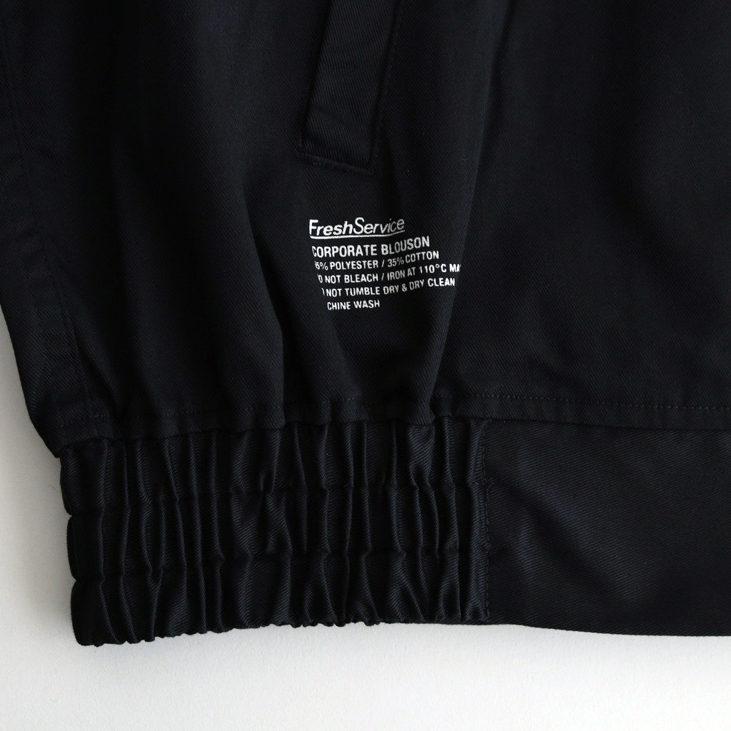 CORPORATE BLOUSON #BLACK [FSC243-30037B]