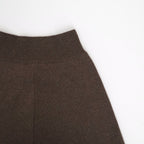 SUPER FINE WOOL KNIT SKIRT #TOP BROWN [A26AS06TJ]