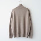 BABY CASHMERE KNIT TURTLE #NATURAL BROWN [A26AT03BC]