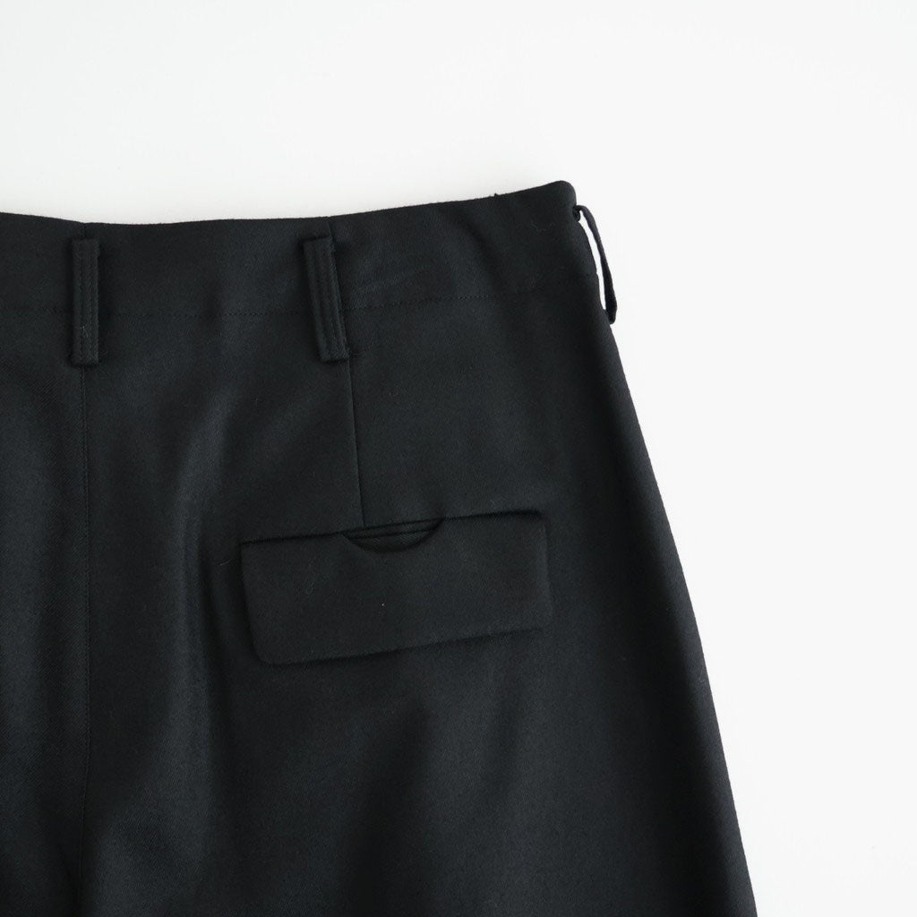 よそいきシンプル2タックワイドPT #BLACK [D226-P153]