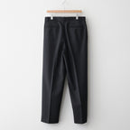 Melange Herringbone Pleated Wide Trousers #BLACK [GM261-40332]