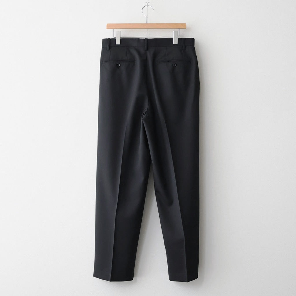 Melange Herringbone Pleated Wide Trousers #BLACK [GM261-40332]