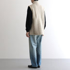 Wool Fleece Vest #NATURAL BEIGE [13052405]
