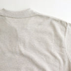Moss Stitch Polo #Oatmeal [2501-011]