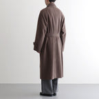 SUPER FINE WOOL MOSSER SOUTIEN COLLAR COAT #TOP BROWN [A25AC01WM]