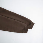 SMOOTH SOFT SWEAT P/O PARKA #DARK BROWN [A26AP01TU]