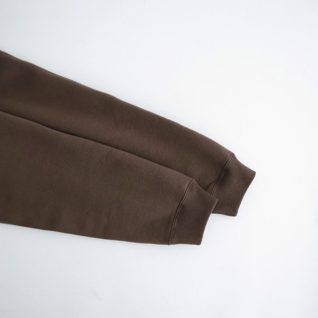 SMOOTH SOFT SWEAT P/O PARKA #DARK BROWN [A26AP01TU]