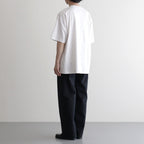 SUVIN 60/2 OVERSIZED T-SHIRT #WARM WHITE [KKAGLM0015]