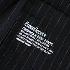 CORPORATE EASY PANTS #BLACK STRIPE [FSC244-40038B]