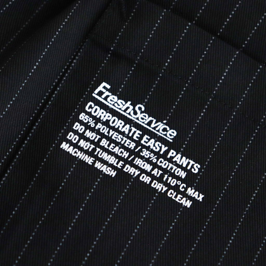 CORPORATE EASY PANTS #BLACK STRIPE [FSC244-40038B]